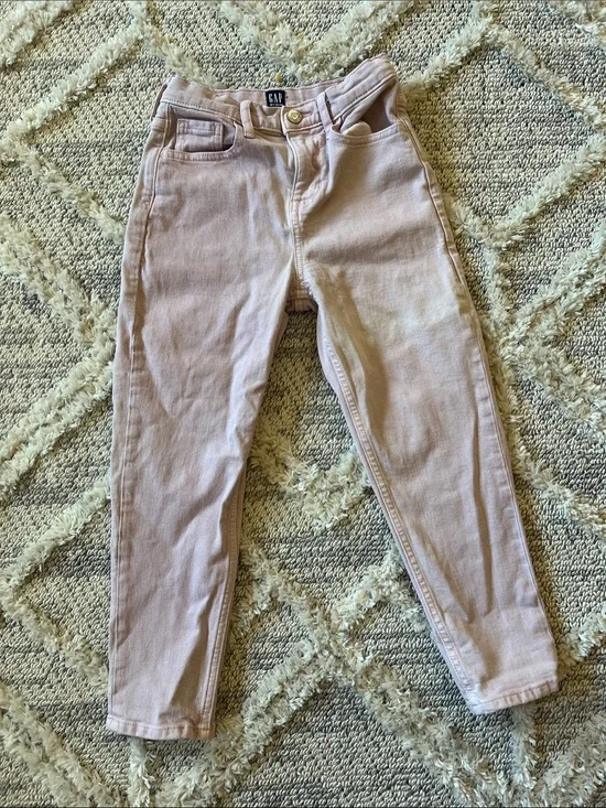 GAP Pastel Pink High-Rise Skinny Jeans