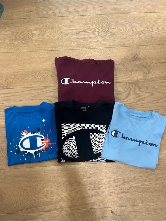 Champion Kids lot - 1 Sweatshirt and 3 T-shirts