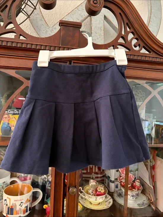 GAP Navy Circle Skater Skirt
