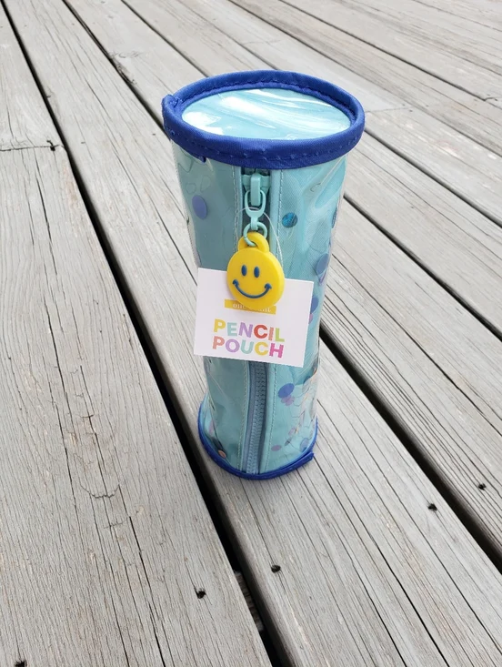 Smiley Face Confetti Pencil Pouch