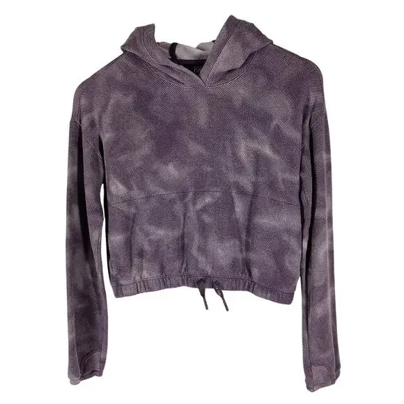 ATHLETA GIRL IN YOUR ZONE PURPLE MODAL BLEND HOODIE SWEATSHIRT - SIZE LARGE (12)