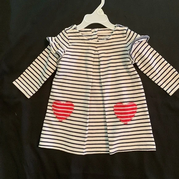 Gap, Sweet Dress, Soft Knit Dress Sz 12-18 Months Excellent Condition