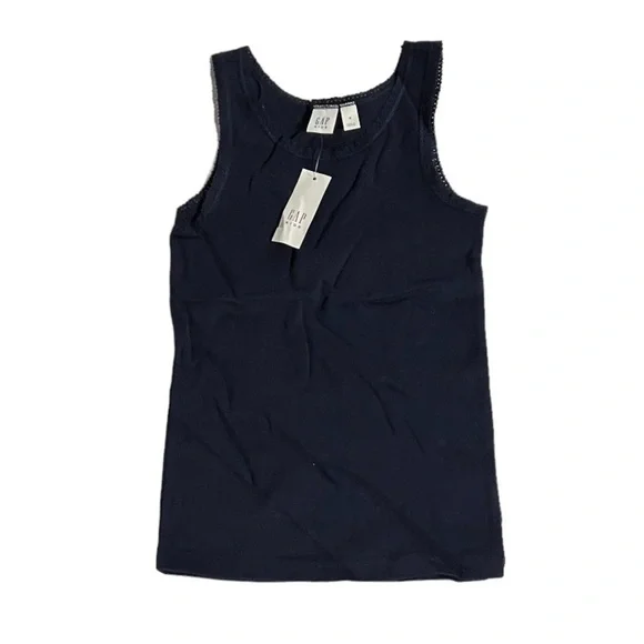 GAP Kids Girls Tank Top Navy Blue Size Medium NWT
