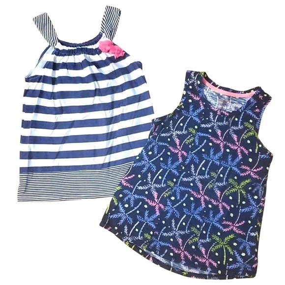 Cat & Jack and Maggie &‎ Zoe 2 Girls Summer Beach Tunics Size 7/8