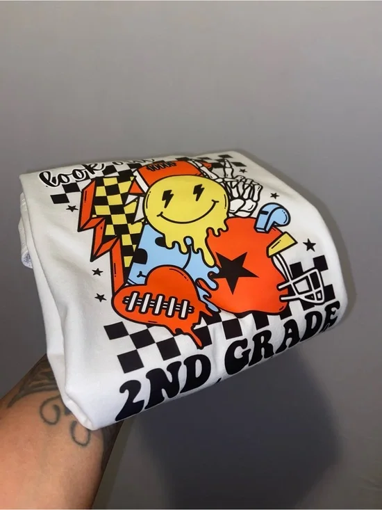 Unisex kids SECOND GRADE tee