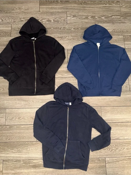 Bundle Boys Hoodies - Black, Navy, and Royal Blue
