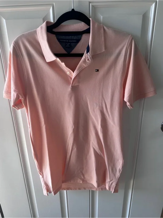 Tommy Hilfiger Men’s Peach Polo Shirt