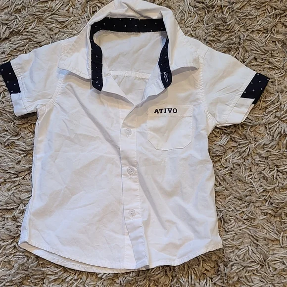 🍦Ativo baby button down shirt🌷