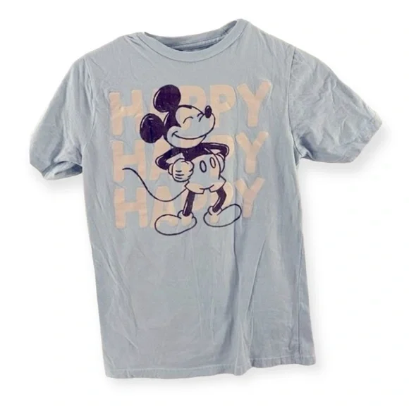 Disney Boys Mickey Mouse Happy Shirt Size‎ XL14