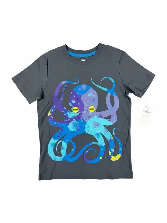 NEW Tea Collection Pop Octopus Graphic Tee size 8