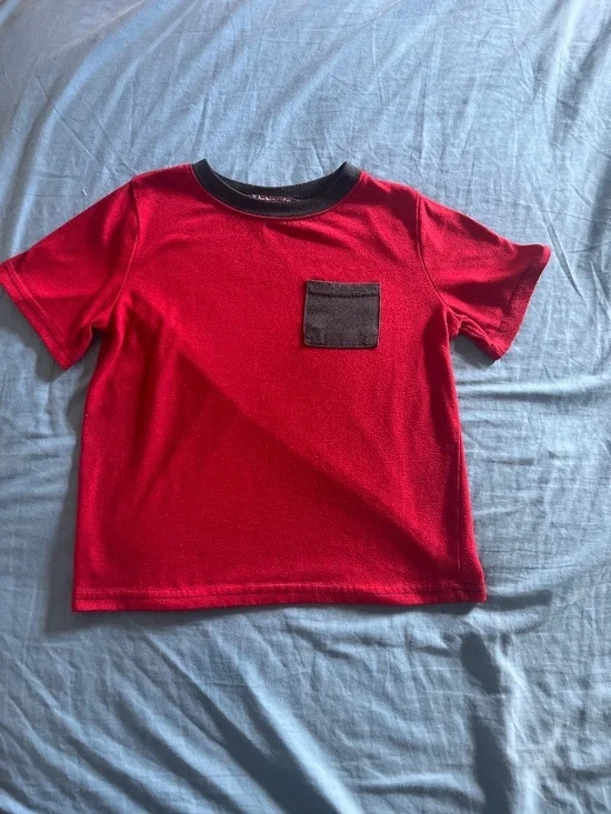 Red T- Shirt Male Casual