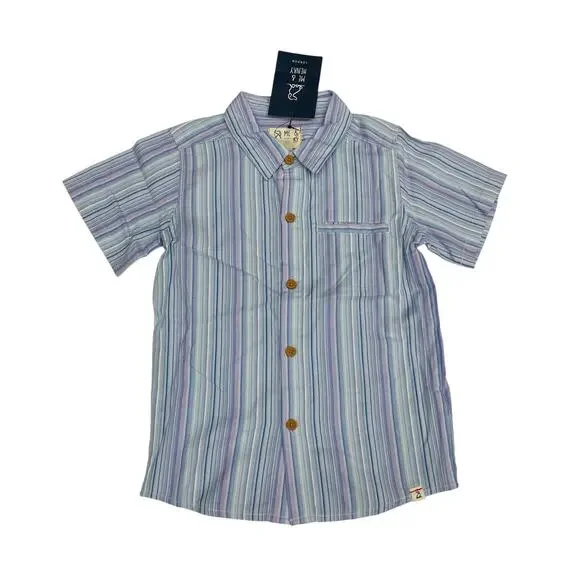 NWT Me & Henry 7/8Y Blue Stripe Newport Shirt