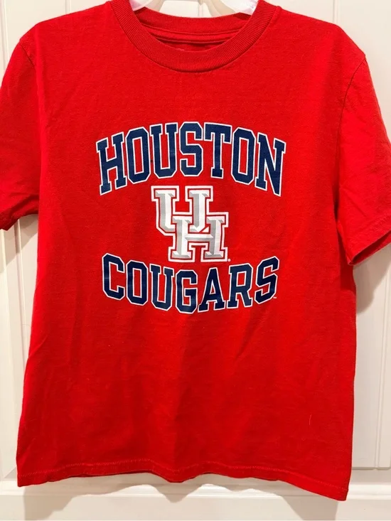 Champion Brand Kids Red University of Houston Cougars Logo T-shirt