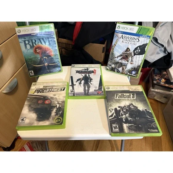lot of‎ 5 xbox 360 games