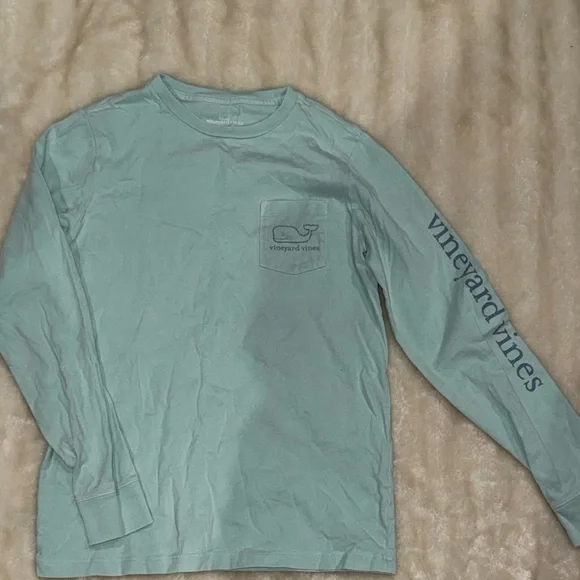 Vineyard Vines‎ kids Long Sleeve Tee - Soft Teal