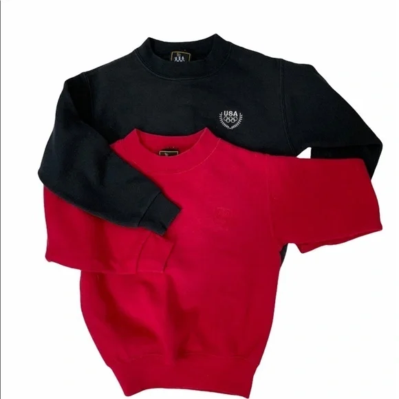 USA OLYMPIC Crew Neck Sweatshirts SET OF 2 Size 5