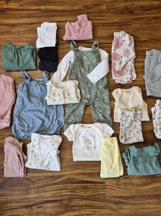Bundle Of Toddler Girls Clothing- Carter's - 18 Months