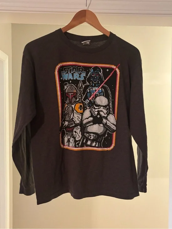 Star Wars Kids' Long Sleeve Graphic Tee - Dark Gray 2012