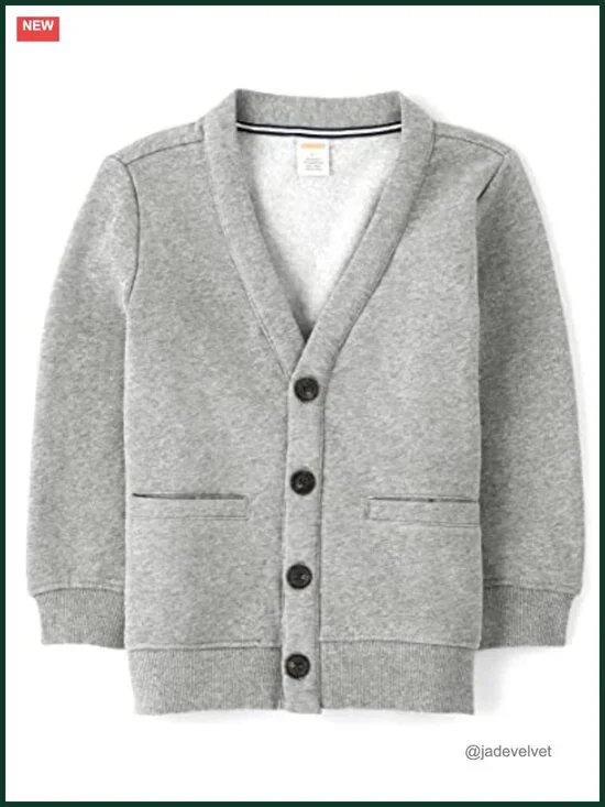 Toddler Long Sleeve Zip Up Hoodie Cardigan Sweater