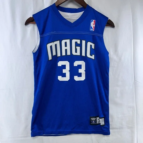 Alleson Athletic Orlando Magic Jersey Youth M Blue White 33 Reversible