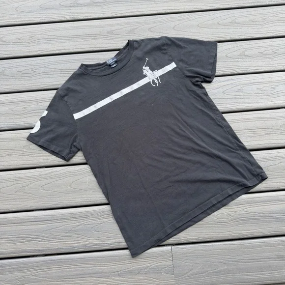 Vintage Single Stitch 90s Polo Ralph Lauren Big Pony Logo Short Sleeve T-Shirt