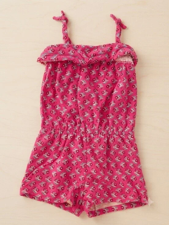 Carter's 3T Bright Pink Floral Romper