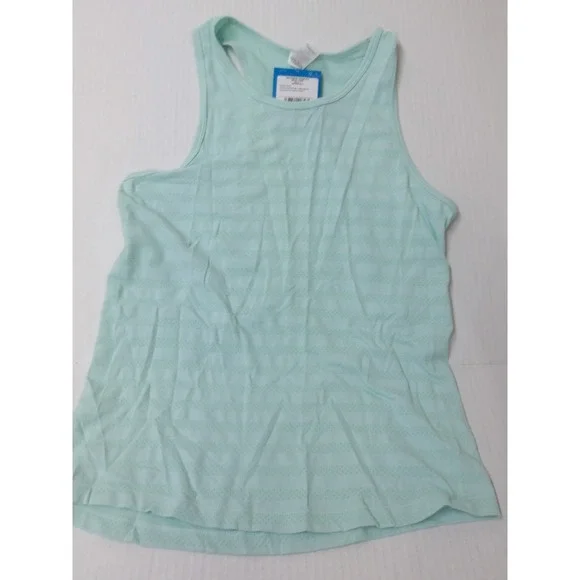 DSG Girls Movement‎ Seamless Mesh Tank Waterscape Mint Large /#26491