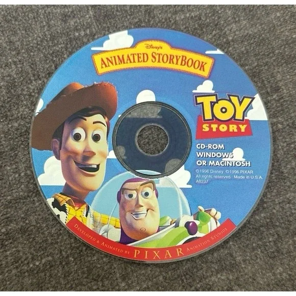 Disney's Animated Storybook Toy Story (PC CD, 1996)