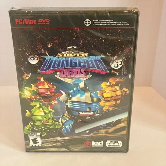 Super Dungeon Bros for PC or Mac / DVD Rom Game / NEW‎ Sealed!!
