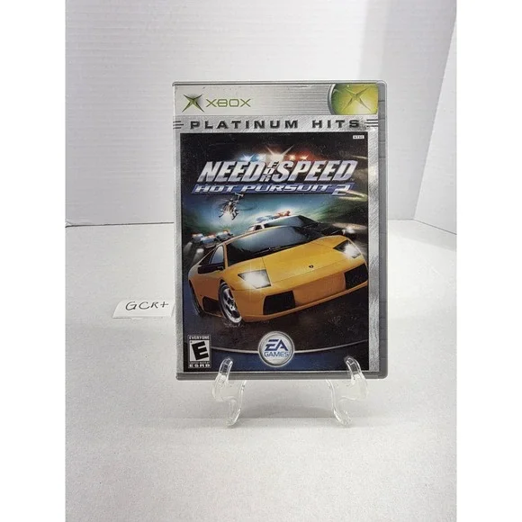 Need for Speed: Hot Pursuit 2 Platinum Hits (Microsoft Xbox, 2003) CIB