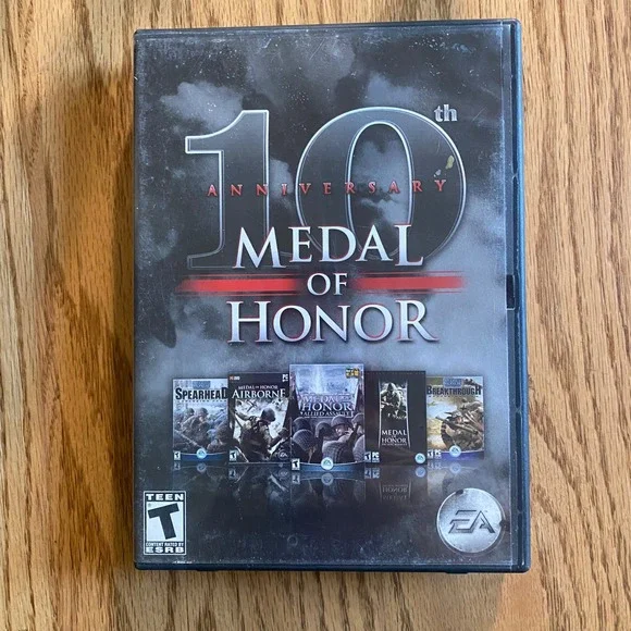 EA Medal of Honor 10th Anniversary PC Games OS Black World War II Collection