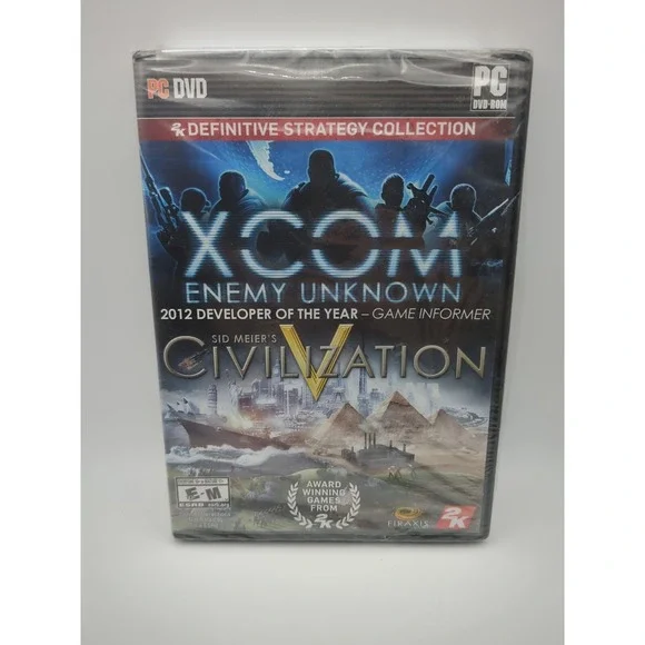XCOM Enemy Unknown and Sid Meier Civilization V Sealed 2 PC Games