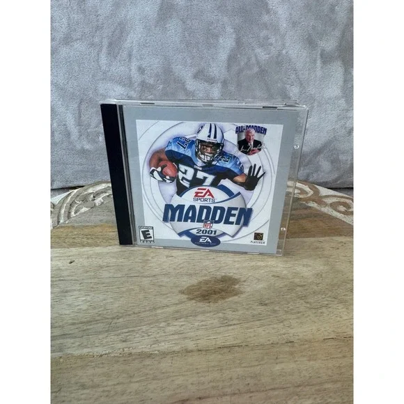 Madden NFL 2001 PC Game CD-ROM EA Sports Eddie George John Madden Vintage 2000