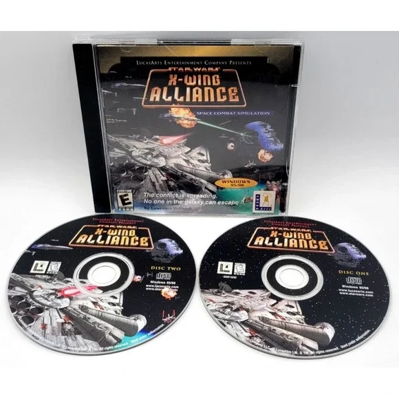 Star Wars X-Wing Alliance 2-disc PC game - 1999