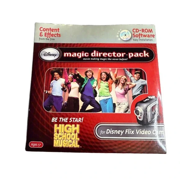 Disney High School‎ Musical Magic Director Pack CD-ROM for Flix Video Cam PC