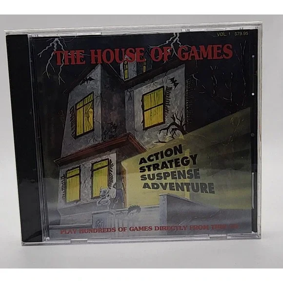 The House of Games Vol 1 PC Game CD ROM Video Game Vintage Sealed