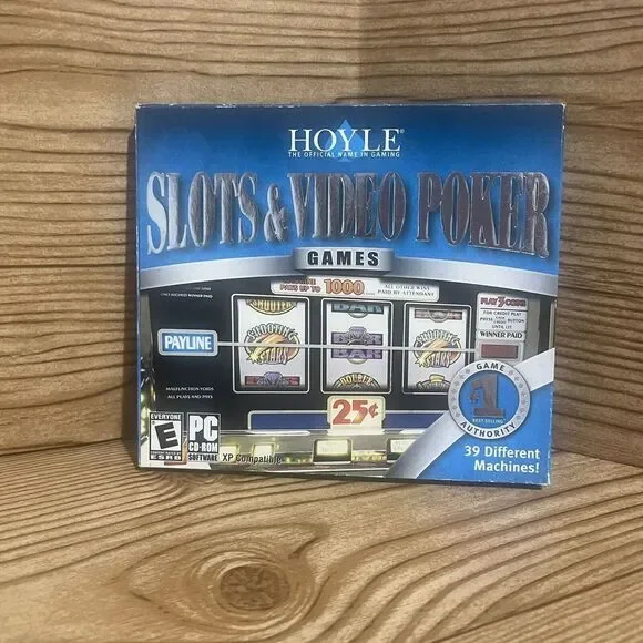 Hoyle Slots &‎ Video Poker (PC, 2005) Computer Video Game with Jewel Case