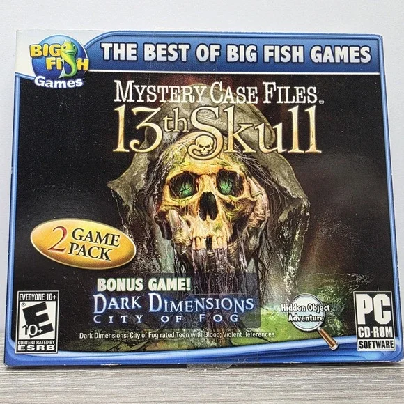 Mystery Case Files: 13th Skull (PC, 2011) Vintage‎ PC Game
