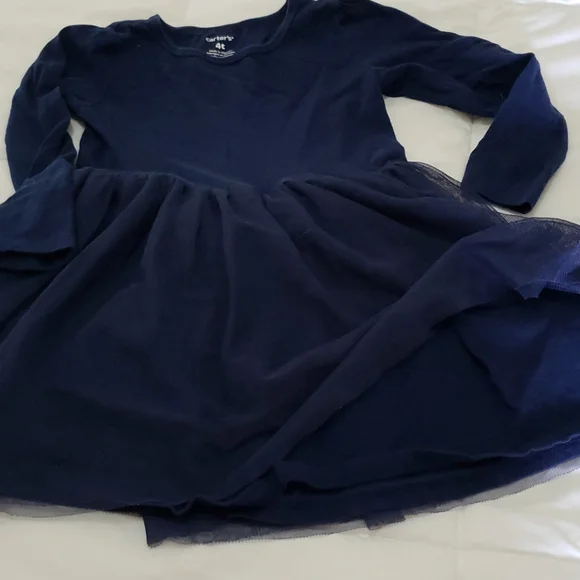 Damaged in flood‎ Girls navy dress