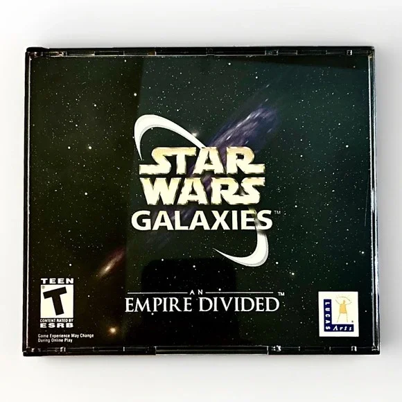Star Wars Galaxies An Empire Divided PC Game 3 Discs Lucas Arts Pre-Owned