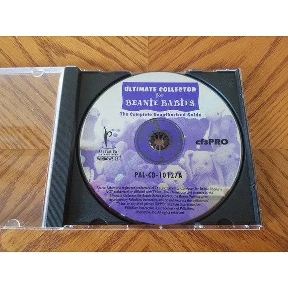 Ultimate Collector for Beanie Babies Unauthorized Guide 1998 Pc Software