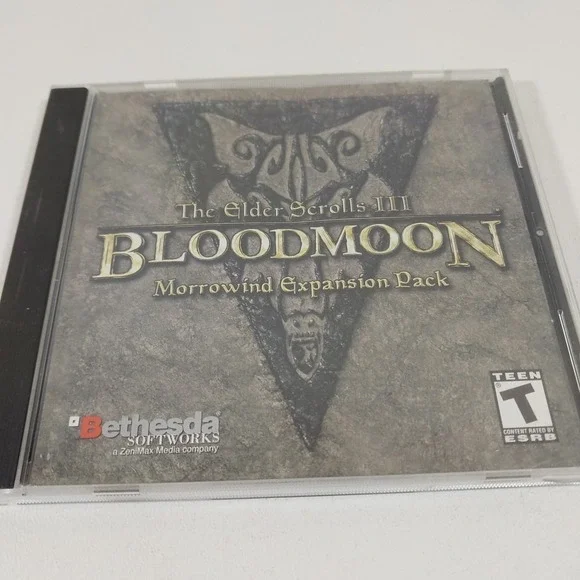 The Elder Scrolls III 3 Bloodmoon Morrowind Expansion‎ Pack CD 2003