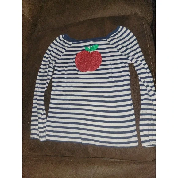Gymboree outlet smart little lady‎ apple top size 6 back to school