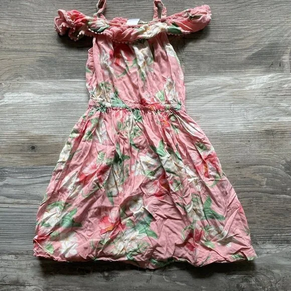 Girl’s Carter Hawaiian Floral Strappy Sun Dress‎ Size 4T
