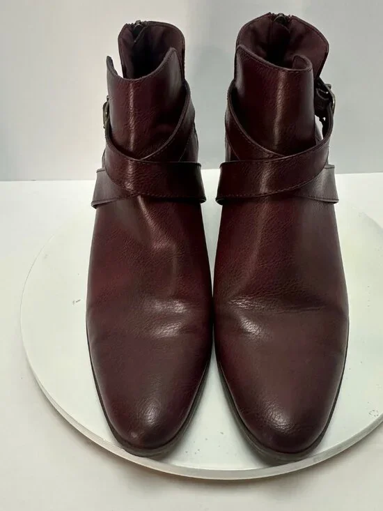 Frye and Co. Women's Pembrooke S 8.5 Mahogany Booties Preppy