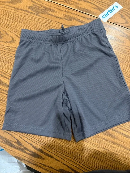 Carter's Dark Gray Boys Athletic Mesh Shorts