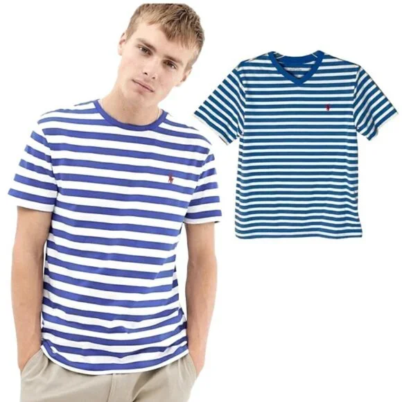 ❤️ RLAPH LAUREN Stripes Shirt Size L