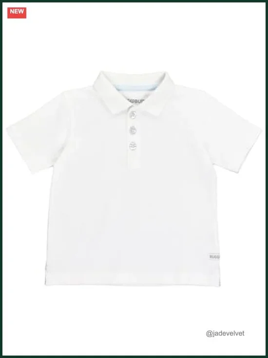 Short Sleeve Collared Neck Pique Polo Shirt - Boys