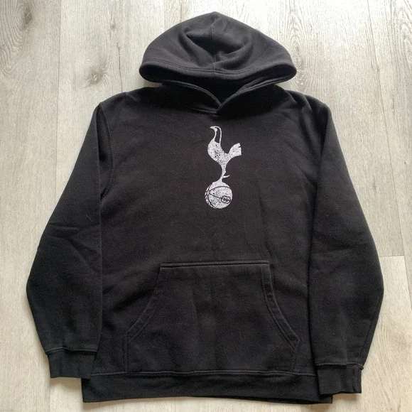 Tottenham Hotspur 1863FC Monochrome Badge Fleece Pullover‎ Hoodie