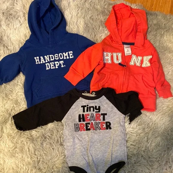 0-3 month baby boy tops